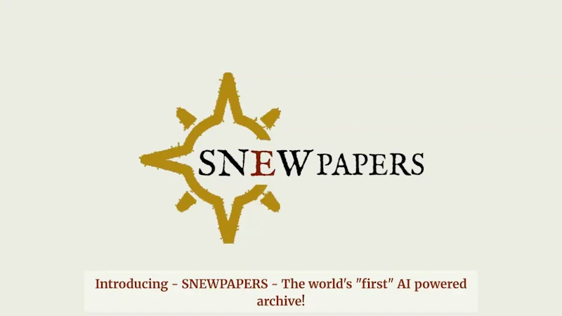SNEWPapers screenshot 1 (video preview)