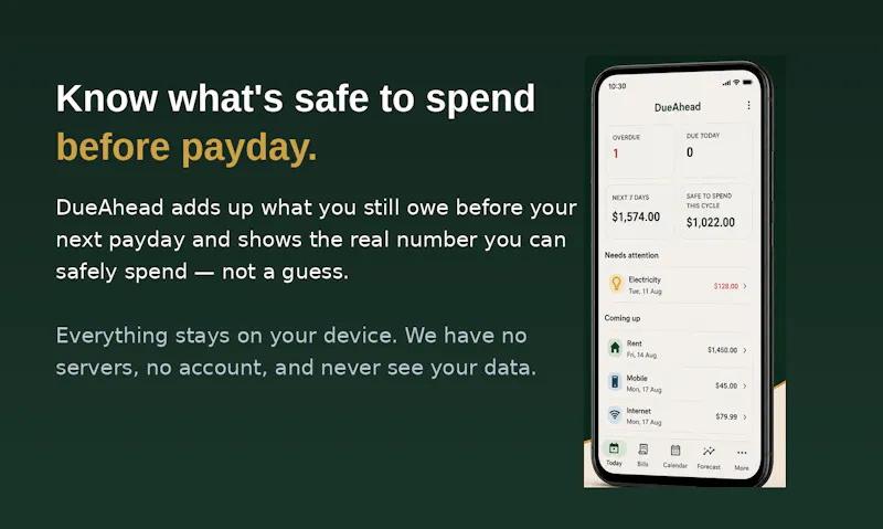 DueAhead screenshot 3