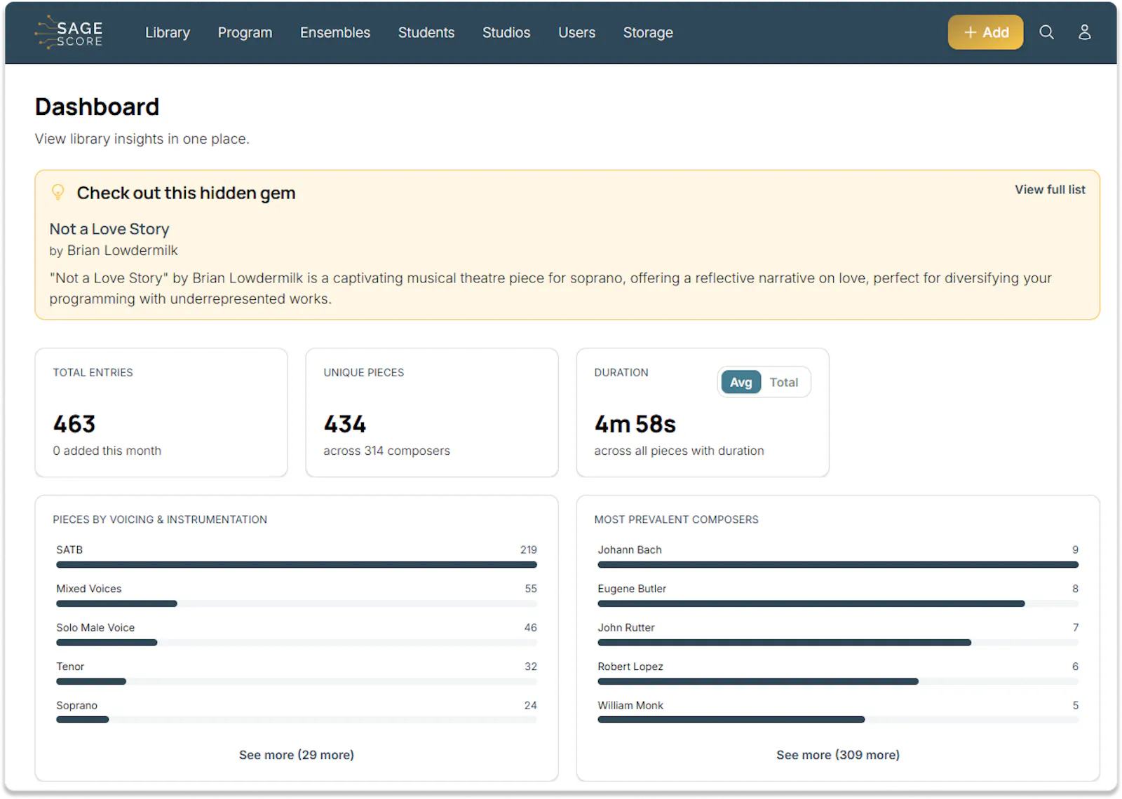 Sage Score screenshot 3