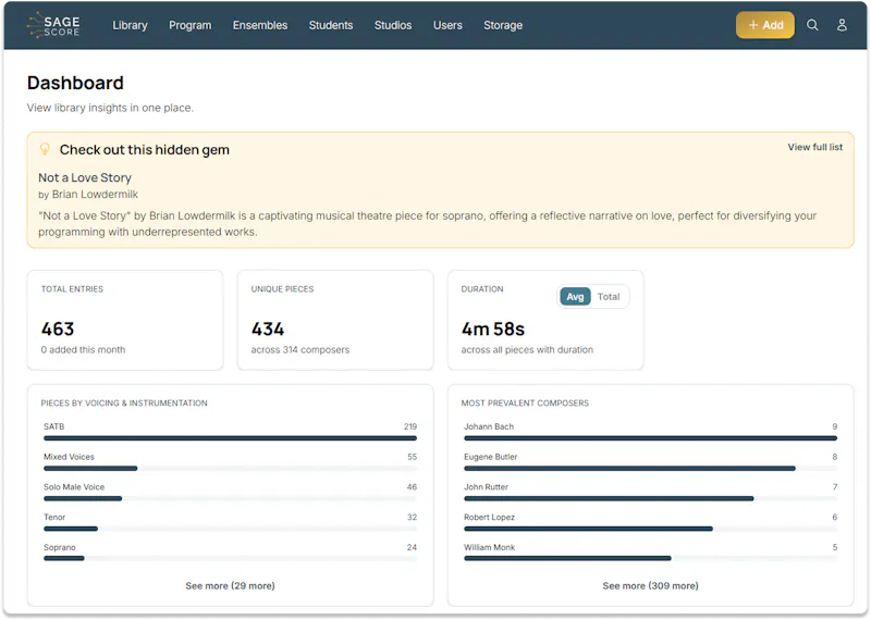 Sage Score screenshot 3