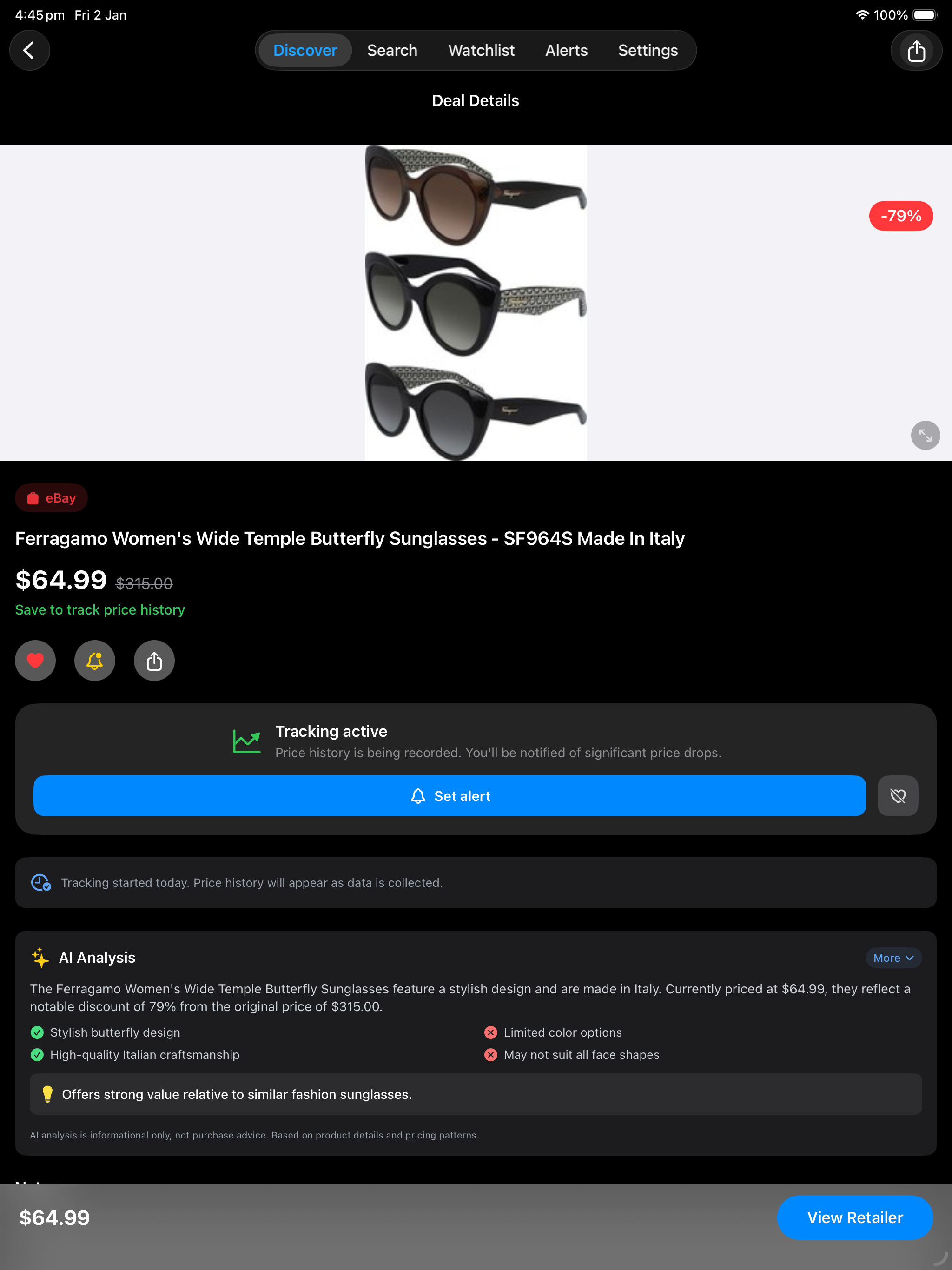 BuckHound™ - Price Intelligence - Screenshot 5 showing product features and functionality