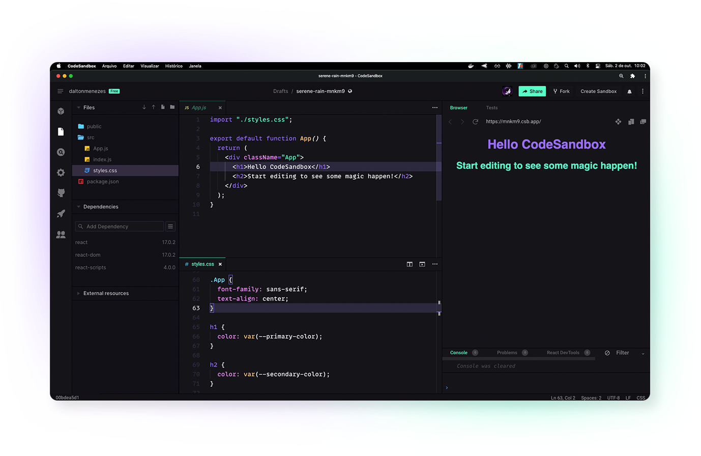 Aura Theme gallery image