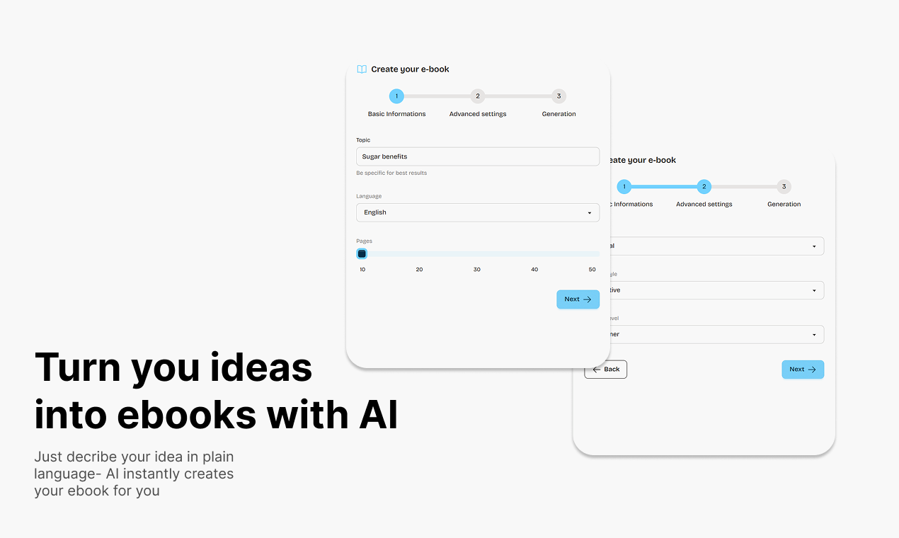 Média Quicktome AI - Transformez les idées en livres électroniques époustouflants avec l'IA, aucune compétence requise 3