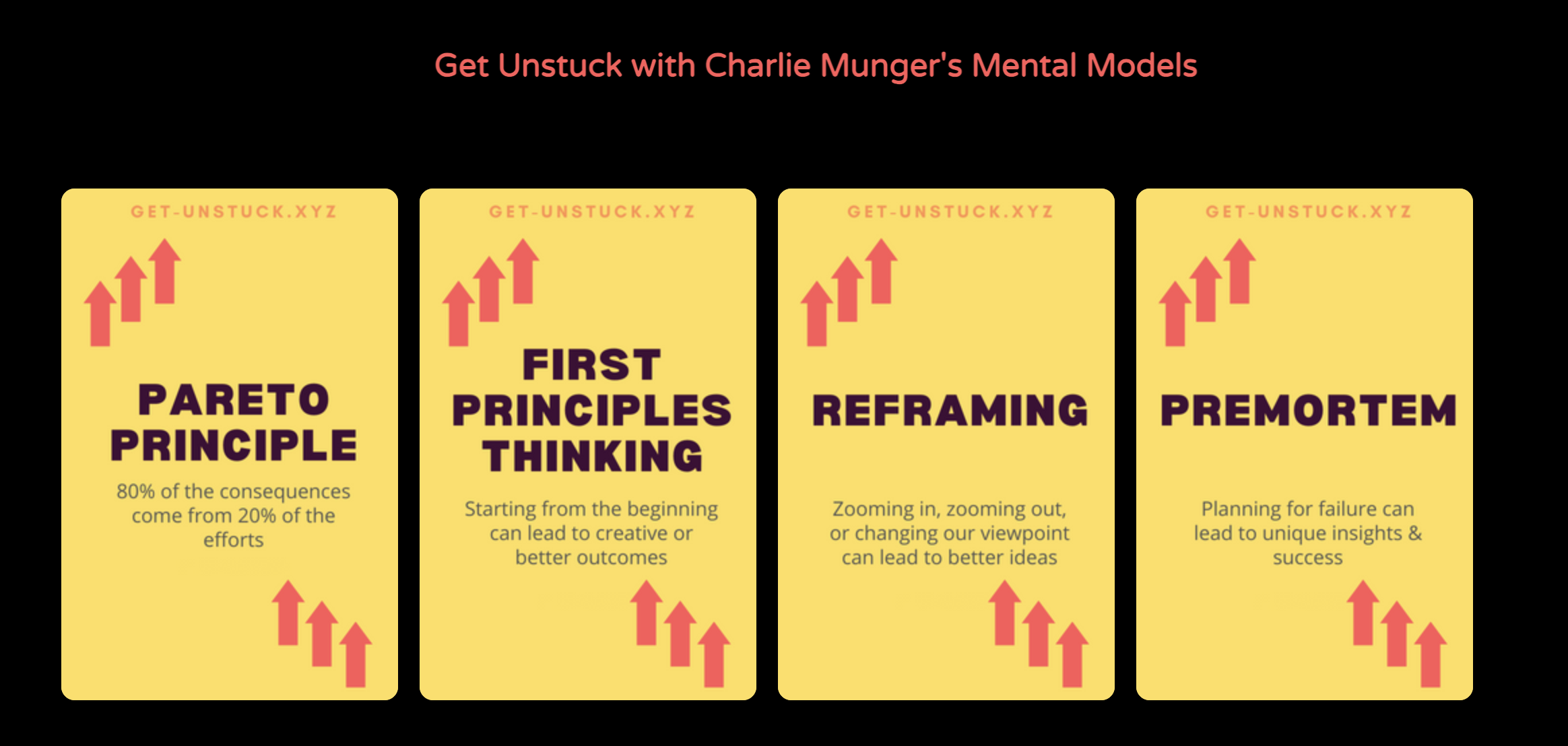 Mídia 1 de Cartões de Flash de Charlie Munger - Modelos mentais para se soltar e pensar criativamente