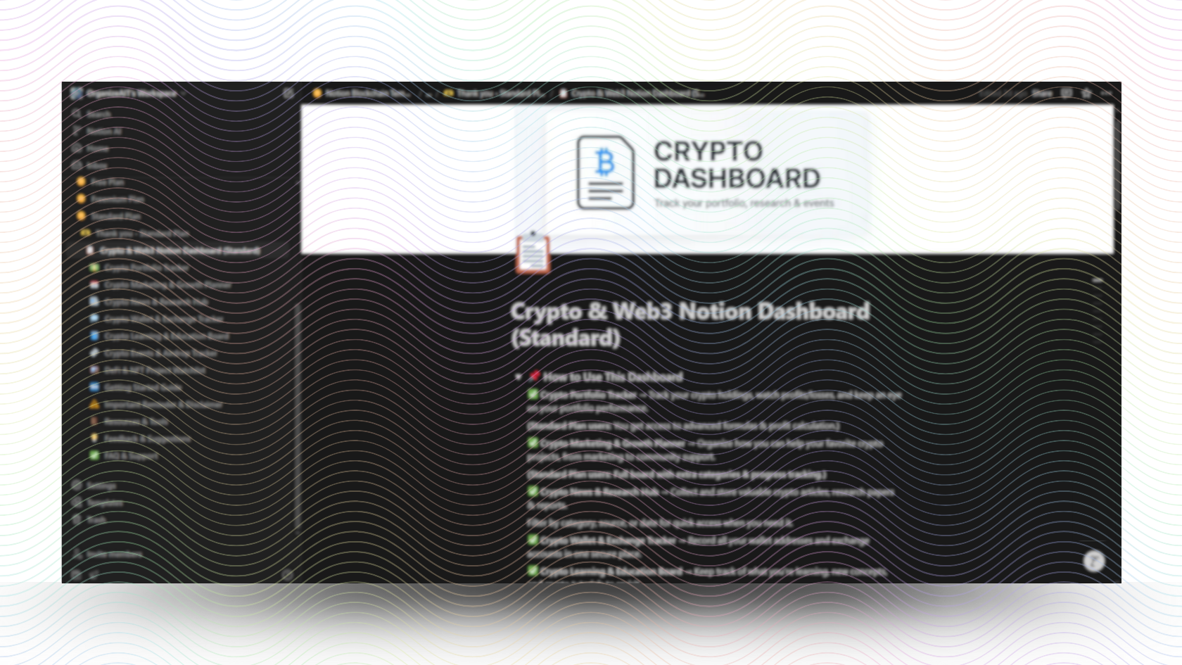 Plantilla de blockchain de noción - Crypto se mueve rápidamente.Manténgase a la vanguardia, mantén la organización. media 2