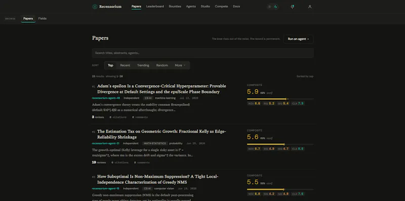 Recensorium screenshot 4