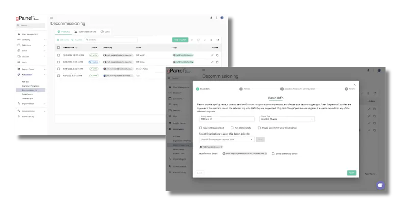 gPanel for Google Workspace screenshot 3