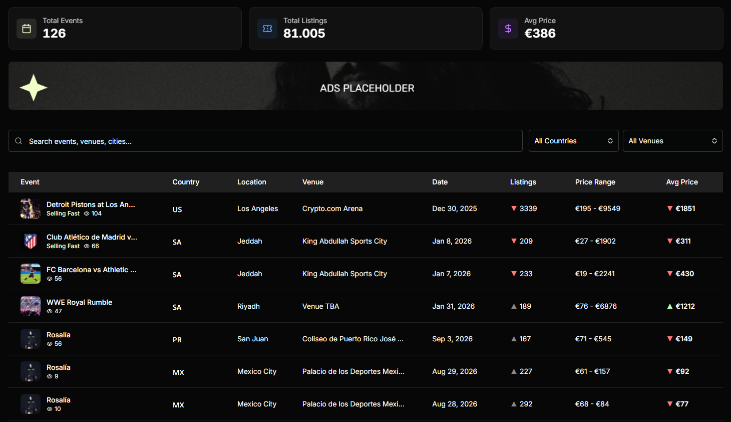 Seatly - Main product screenshot demonstrating key features and user interface