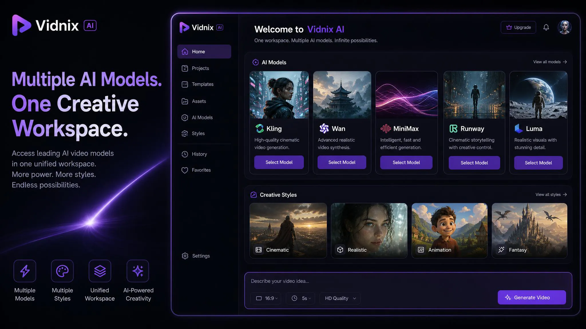 Vidnix AI: Create Cinematic Videos gallery image