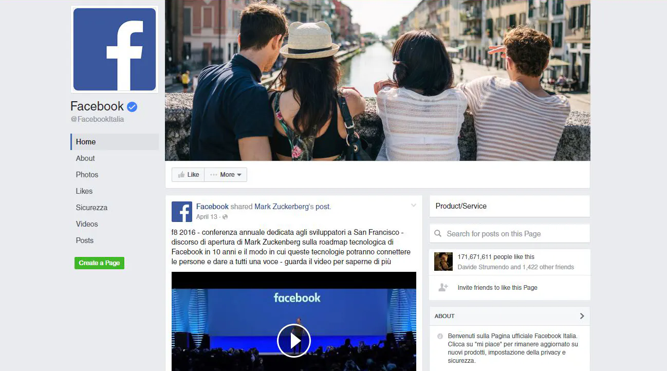 New Layout for Fan Page Facebook