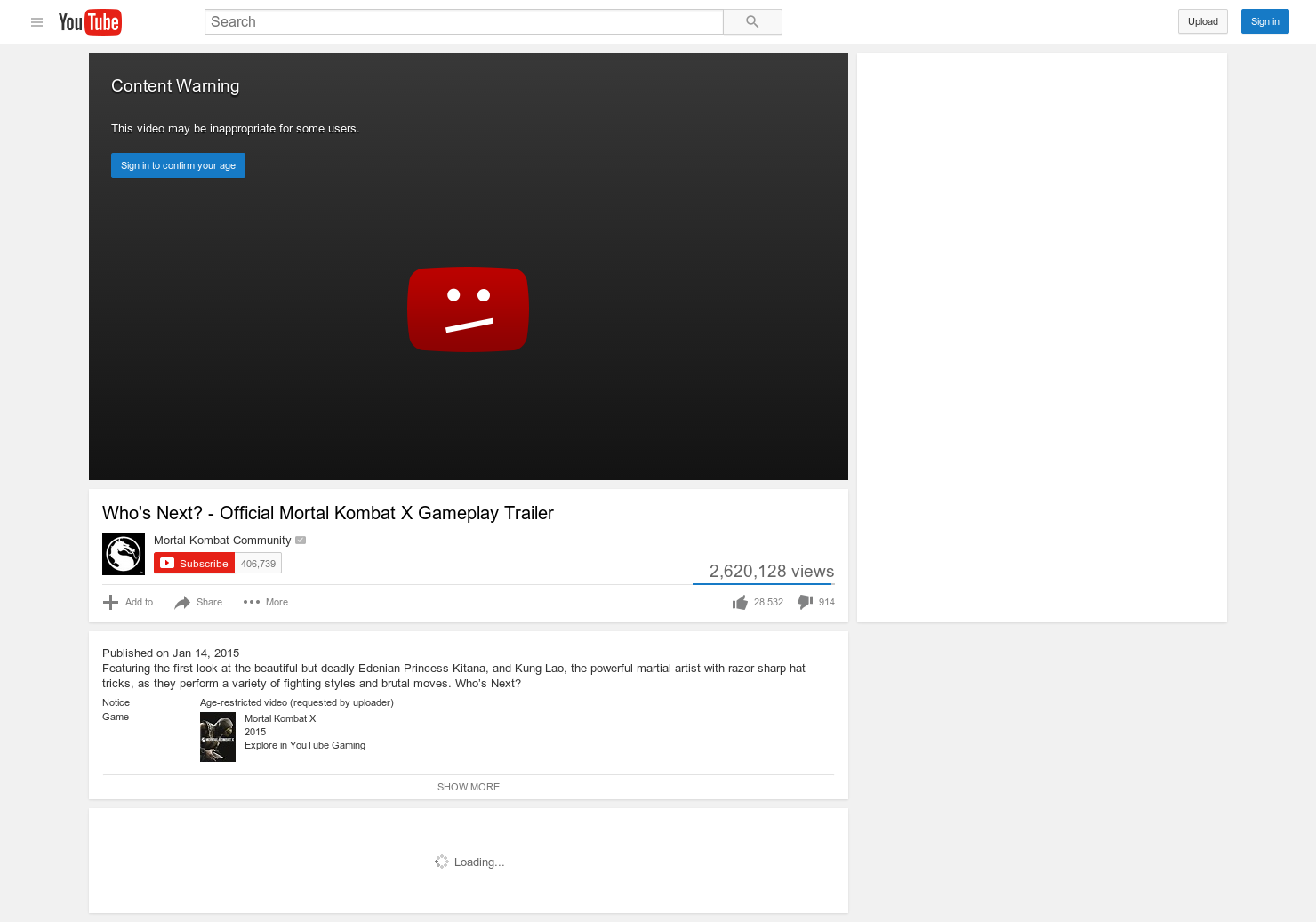 Mortal Kombat X (Trailor)