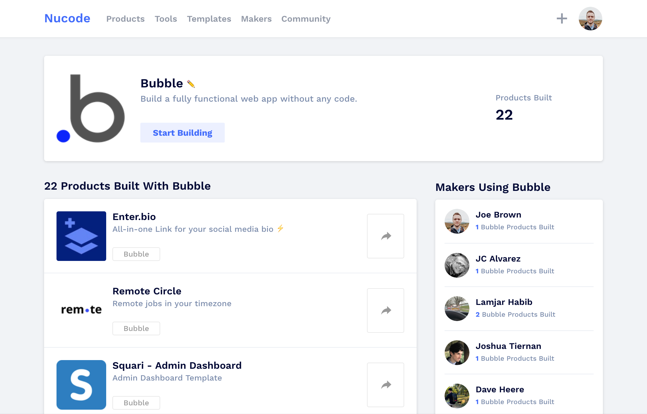 Nucode gallery image
