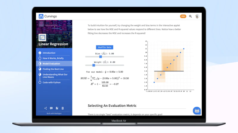 Curvingo screenshot 2