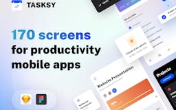 Tasksy Mobile UI Kit media 1
