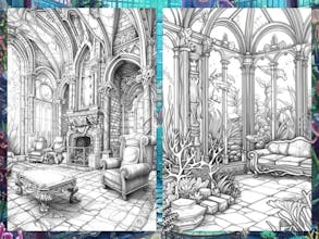 Escape into Enchantment:Magical Coloring gallery image