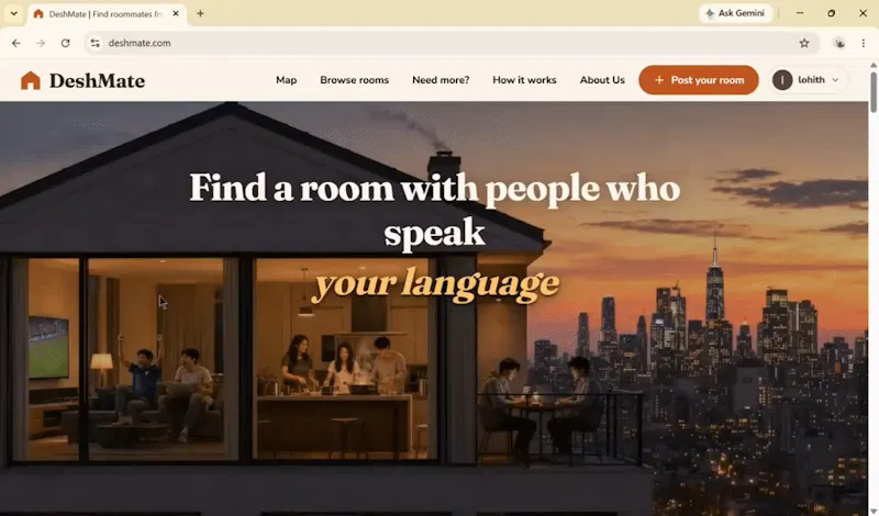 DeshMate screenshot 1 (video preview)