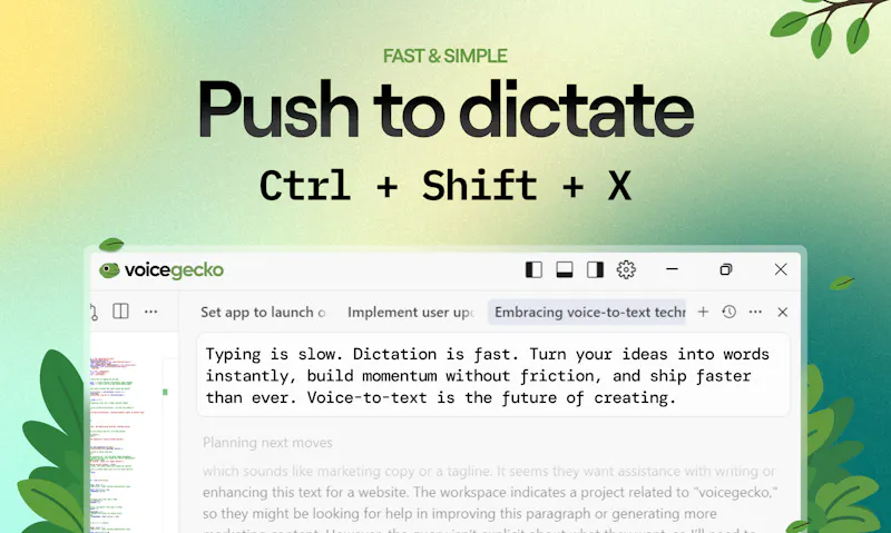 VoiceGecko screenshot 2