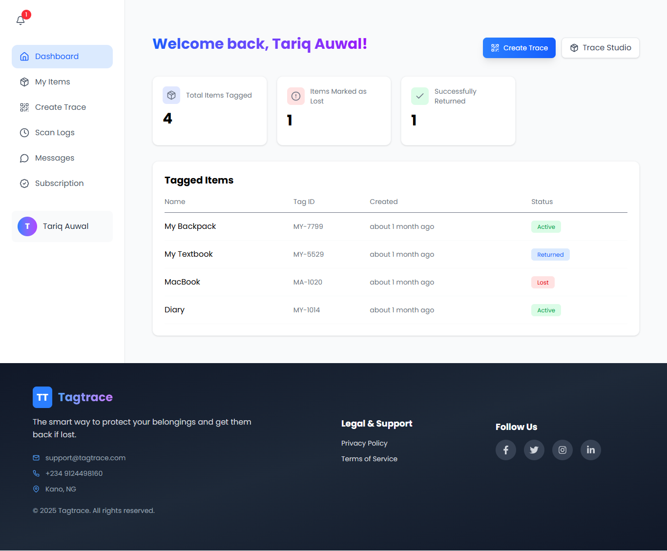 Tagtrace media 1