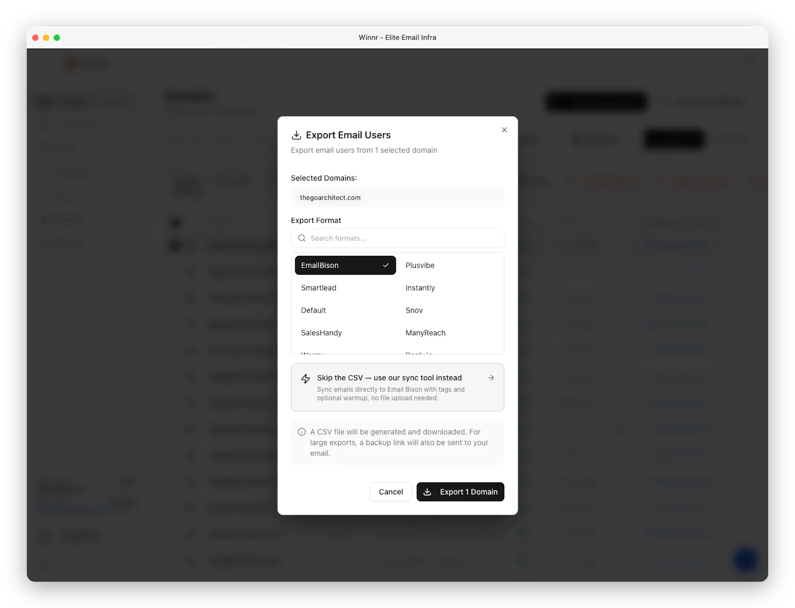 Winnr screenshot 3