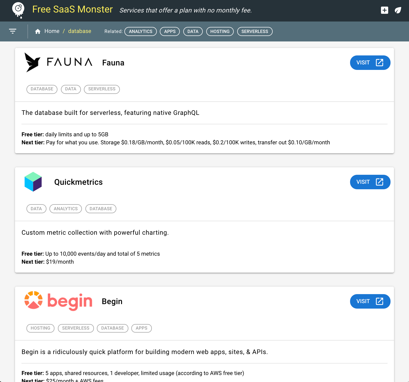 Free Saas Monster gallery image