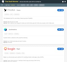 Free Saas Monster gallery image