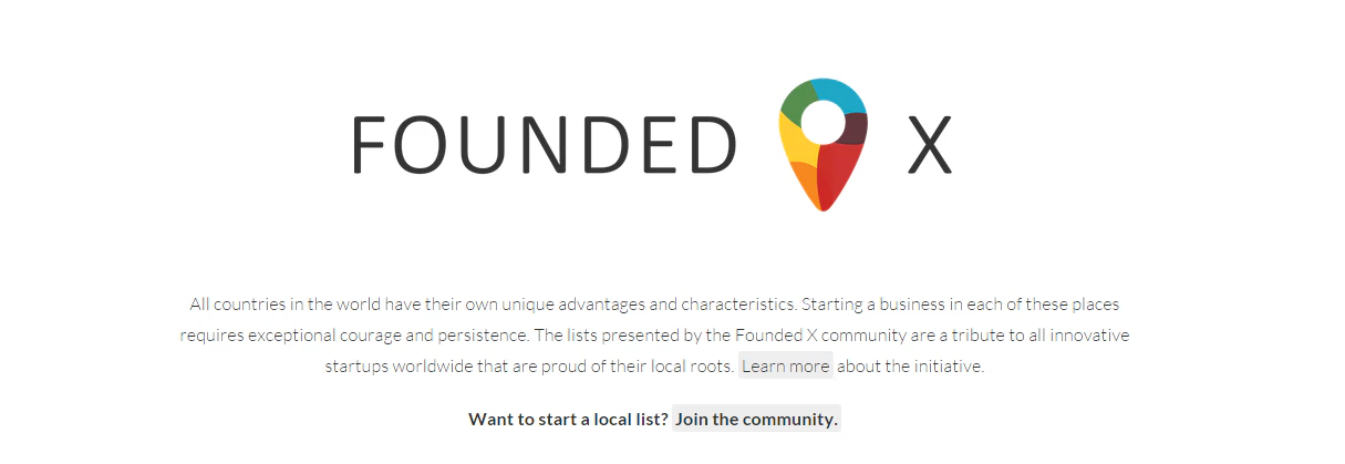 Founded X