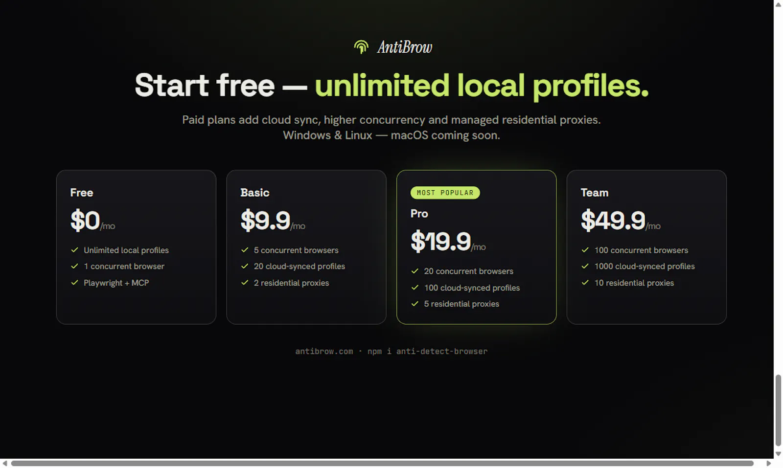 AntiBrow (npm: anti-detect-browser) screenshot 6
