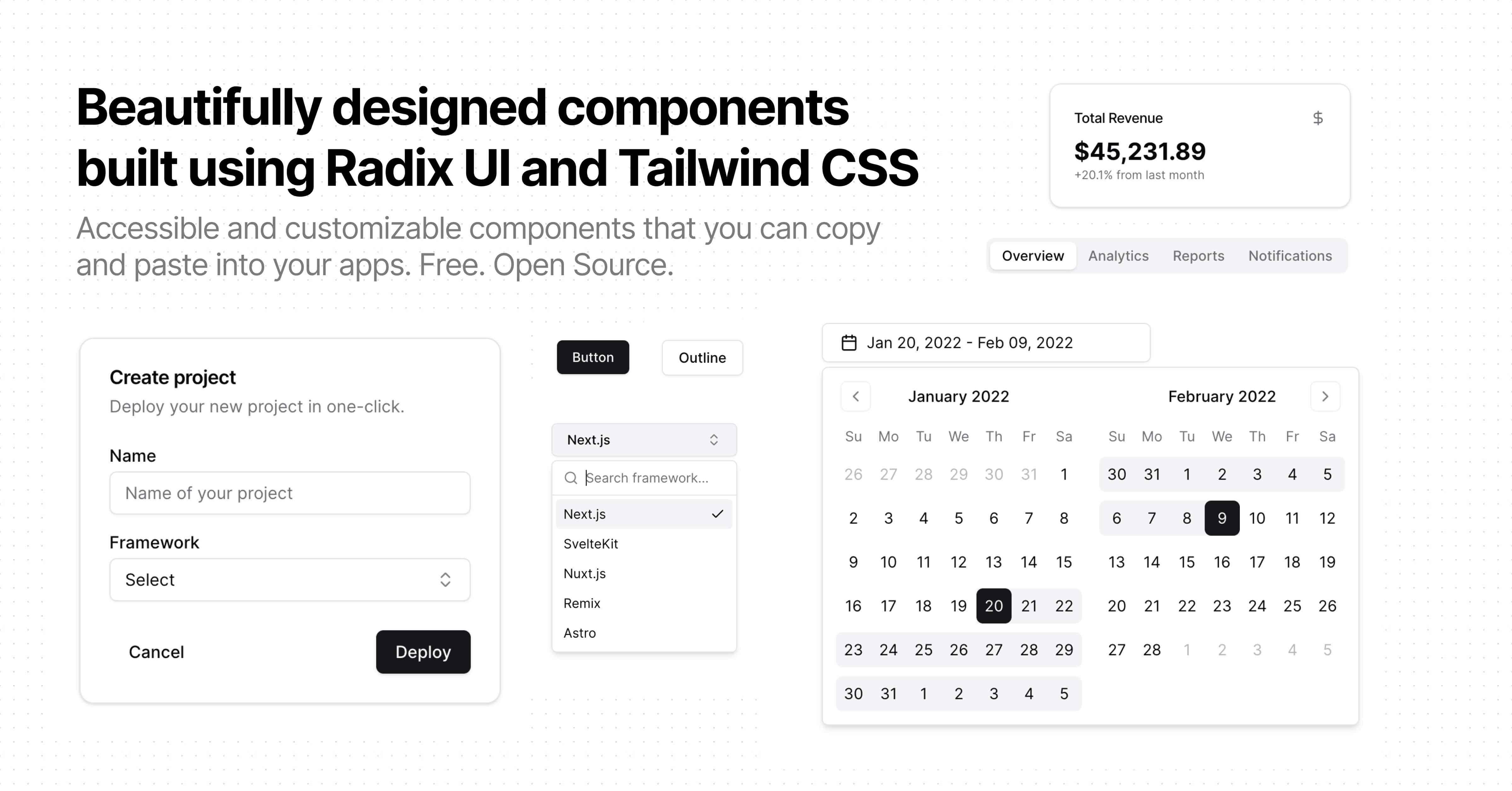 Média shadcn CLI 3.0 and MCP Server - One command line to add UI components to your project 1