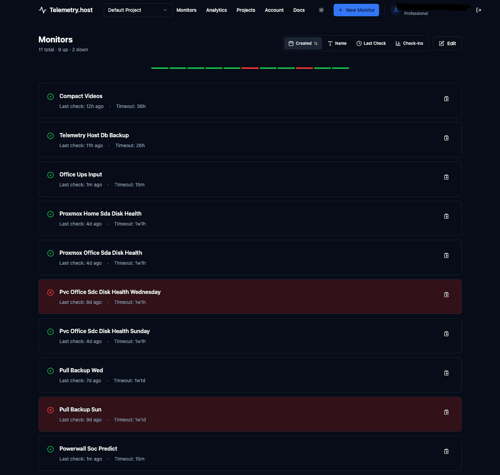 Telemetry.host screenshot 2