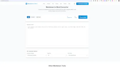 Markdown to Word gallery image