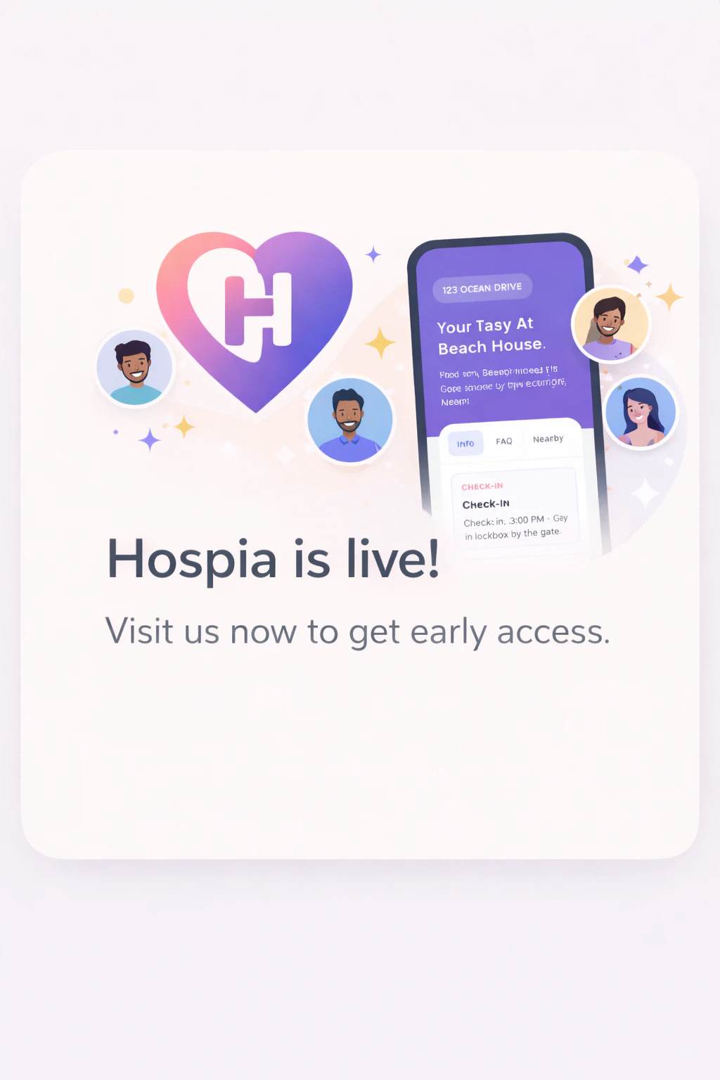 A calmer way to welcome your guests