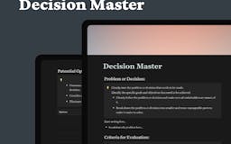 Decision Master media 1