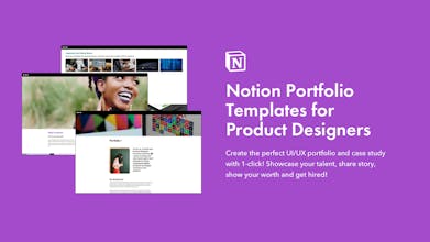 Notion Product Designer Portfolio Pack gallery image