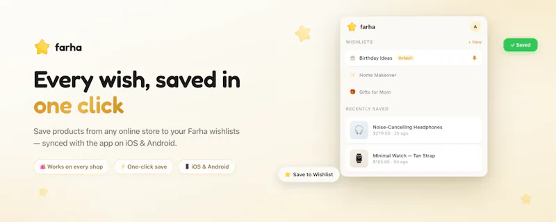 Wishlist and gifts - Farha screenshot 3