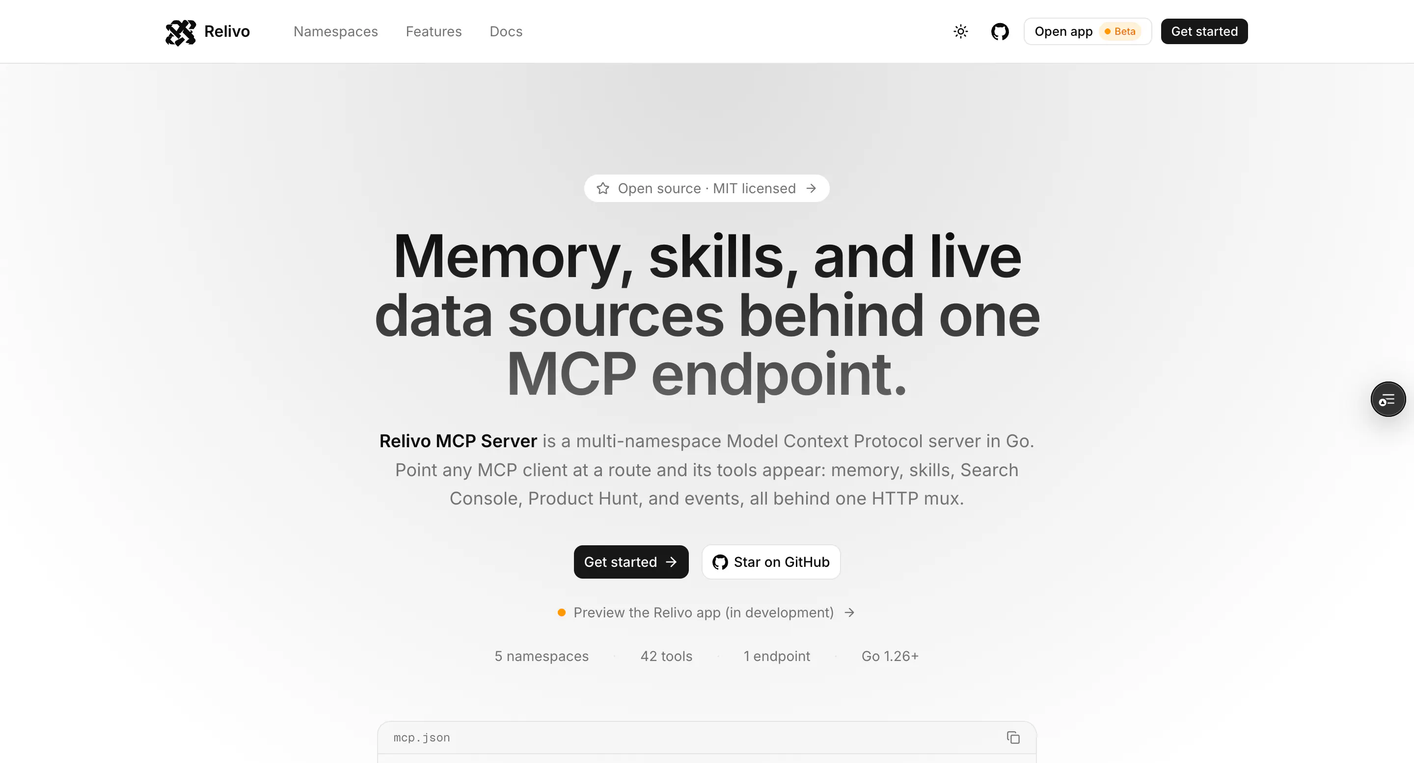 Relivo MCP Server gallery image