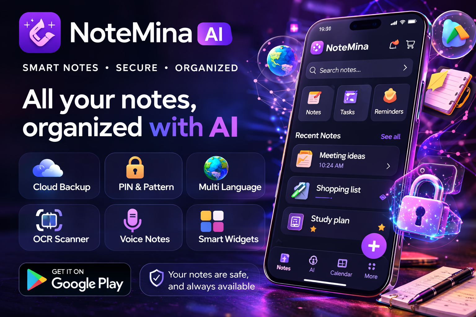NoteMina: AI Note Taker gallery image