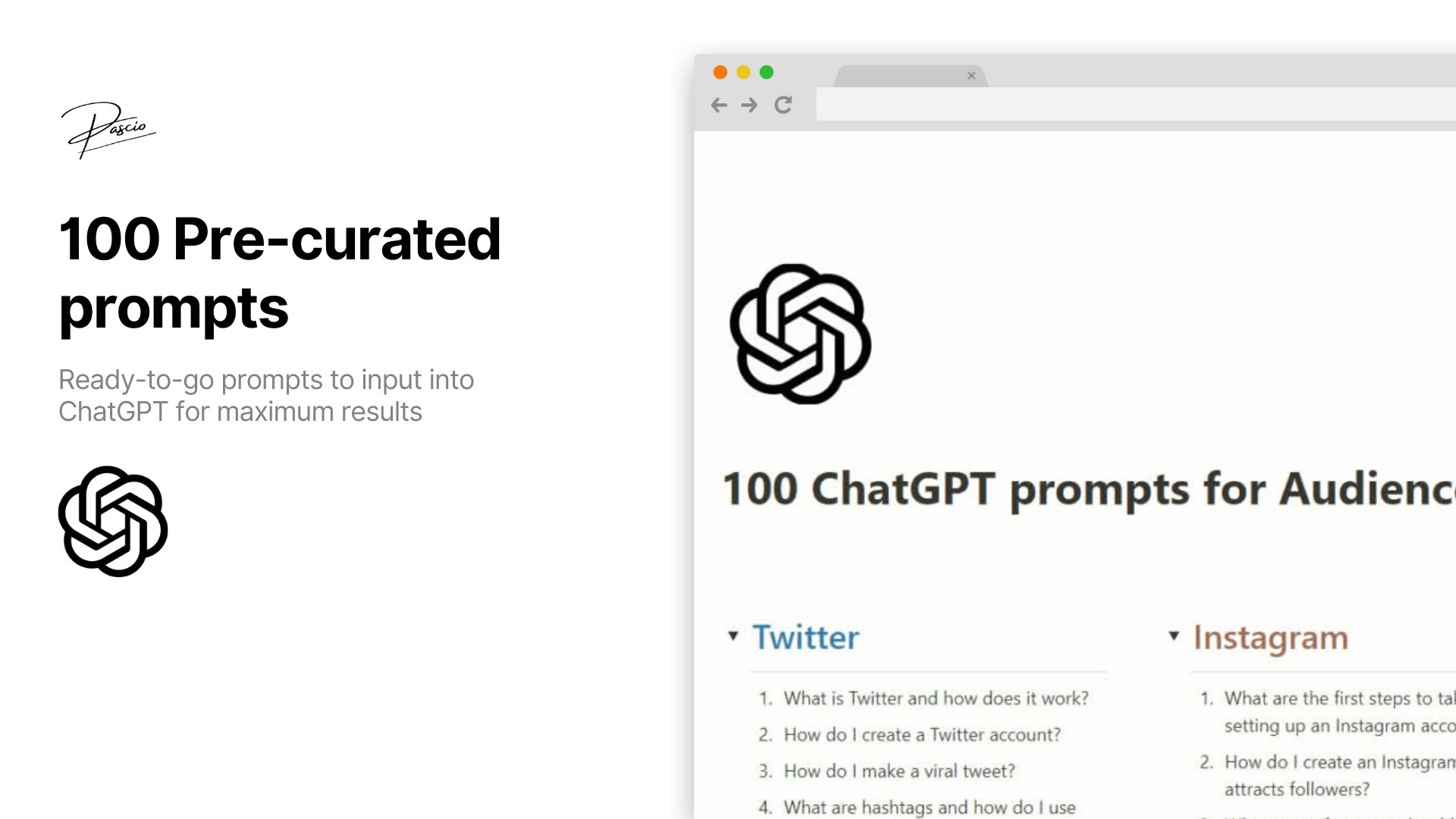 100 ChatGPT Audience Building Prompts media 2