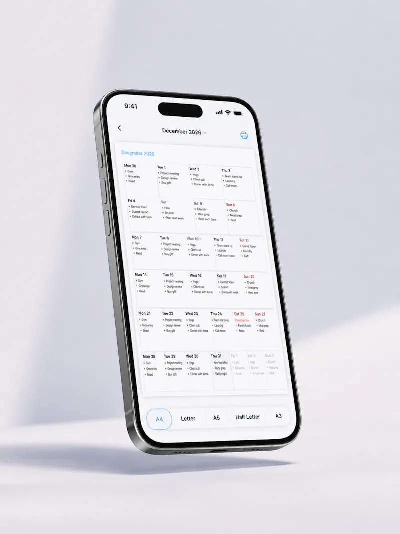 Planner for iOS screenshot 3