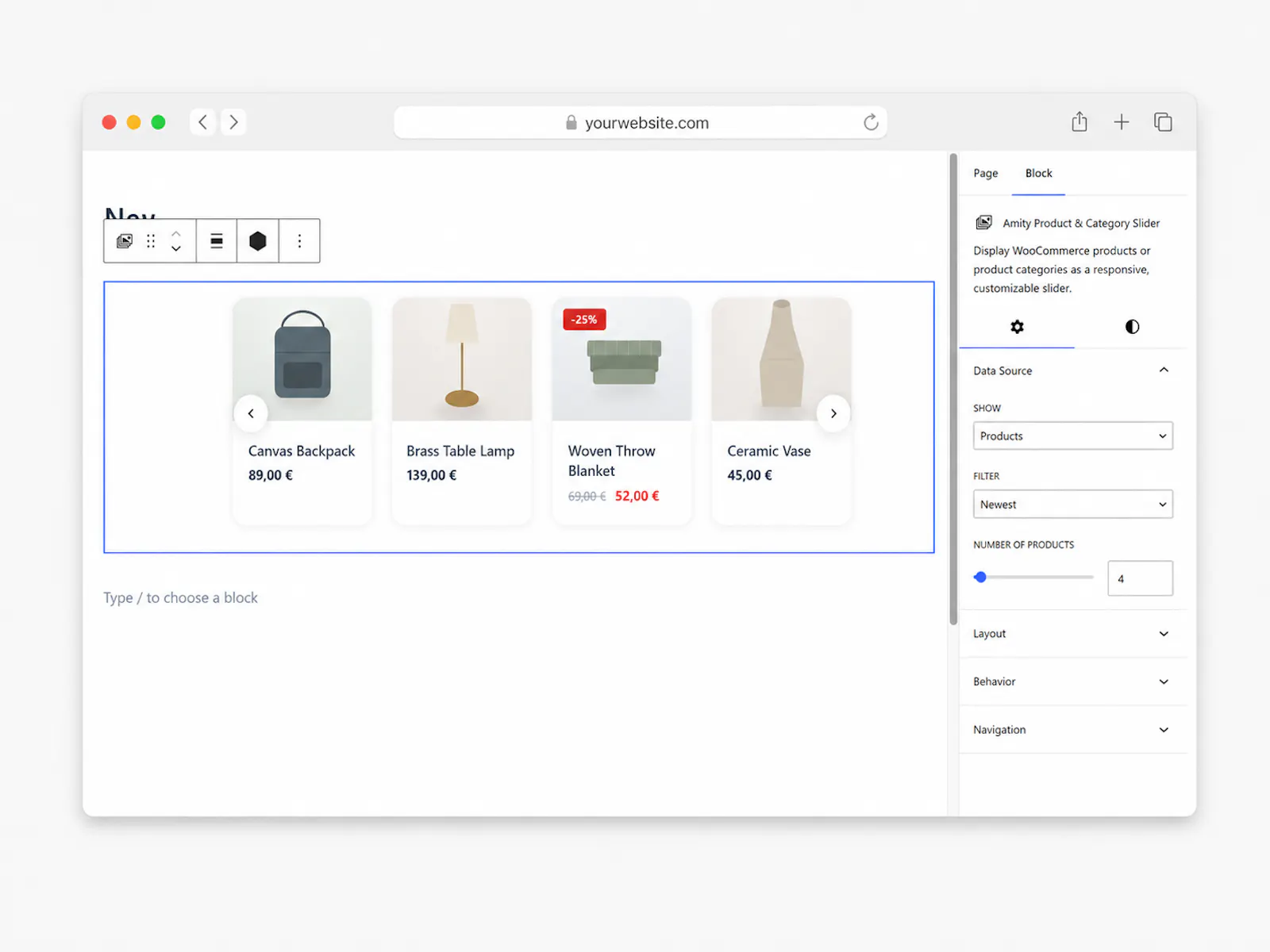 Amitry Product Category Slider screenshot 4
