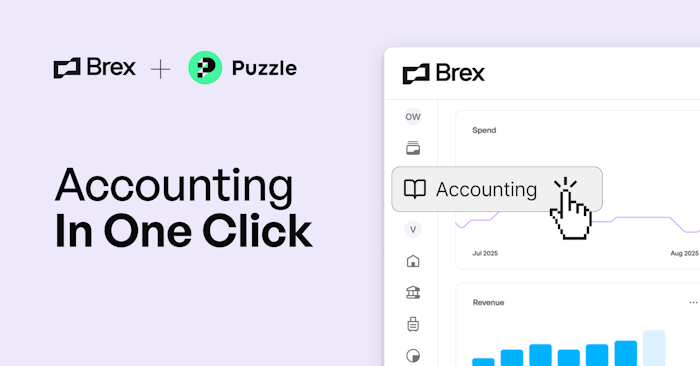 Brex 1-Click Accounting by Puzzle's API产品图