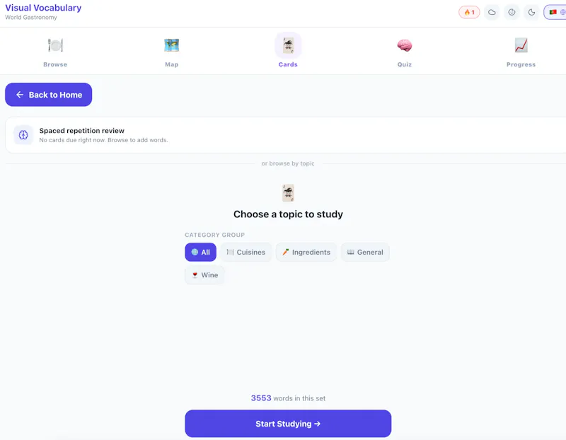 Visual Vocabulary screenshot 5