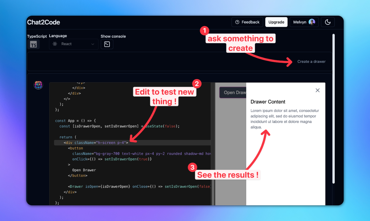 Chat2code media 2