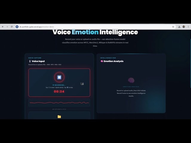 AI Voice Emotion Detection System gallery image