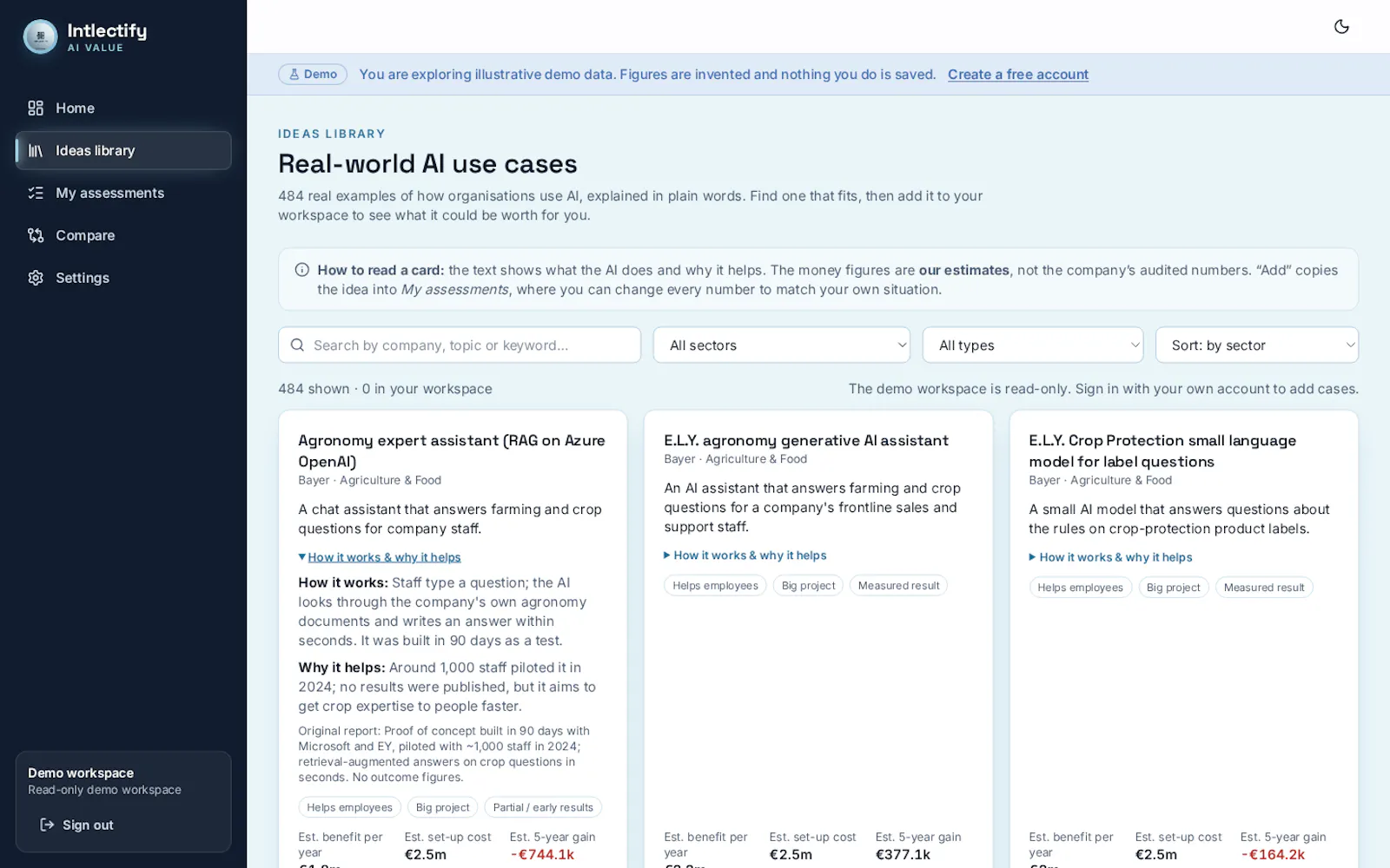 Intlectify - AI value case in Industries screenshot 3