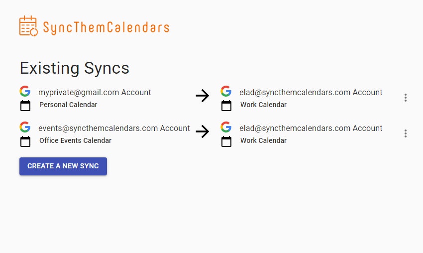SyncThemCalendars gallery image