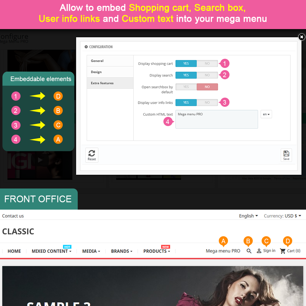 Mega Menu Pro - Ciri Menu Mega Rich media 11