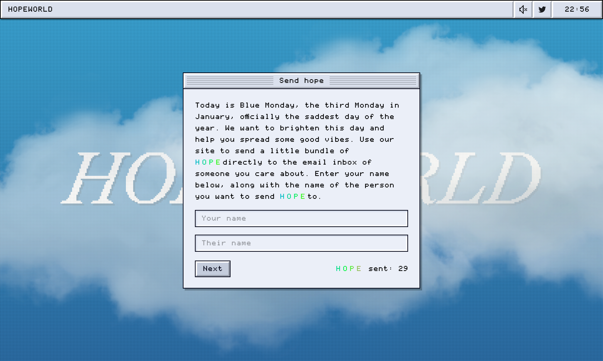 sendthemhope.net - 向您關心的人寄出一點希望 media 2