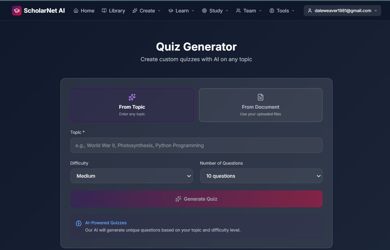 ScholarNet AI gallery image