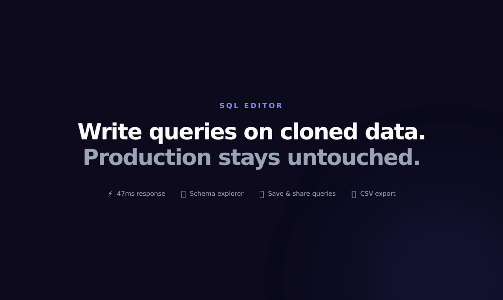 BeQuery screenshot 2