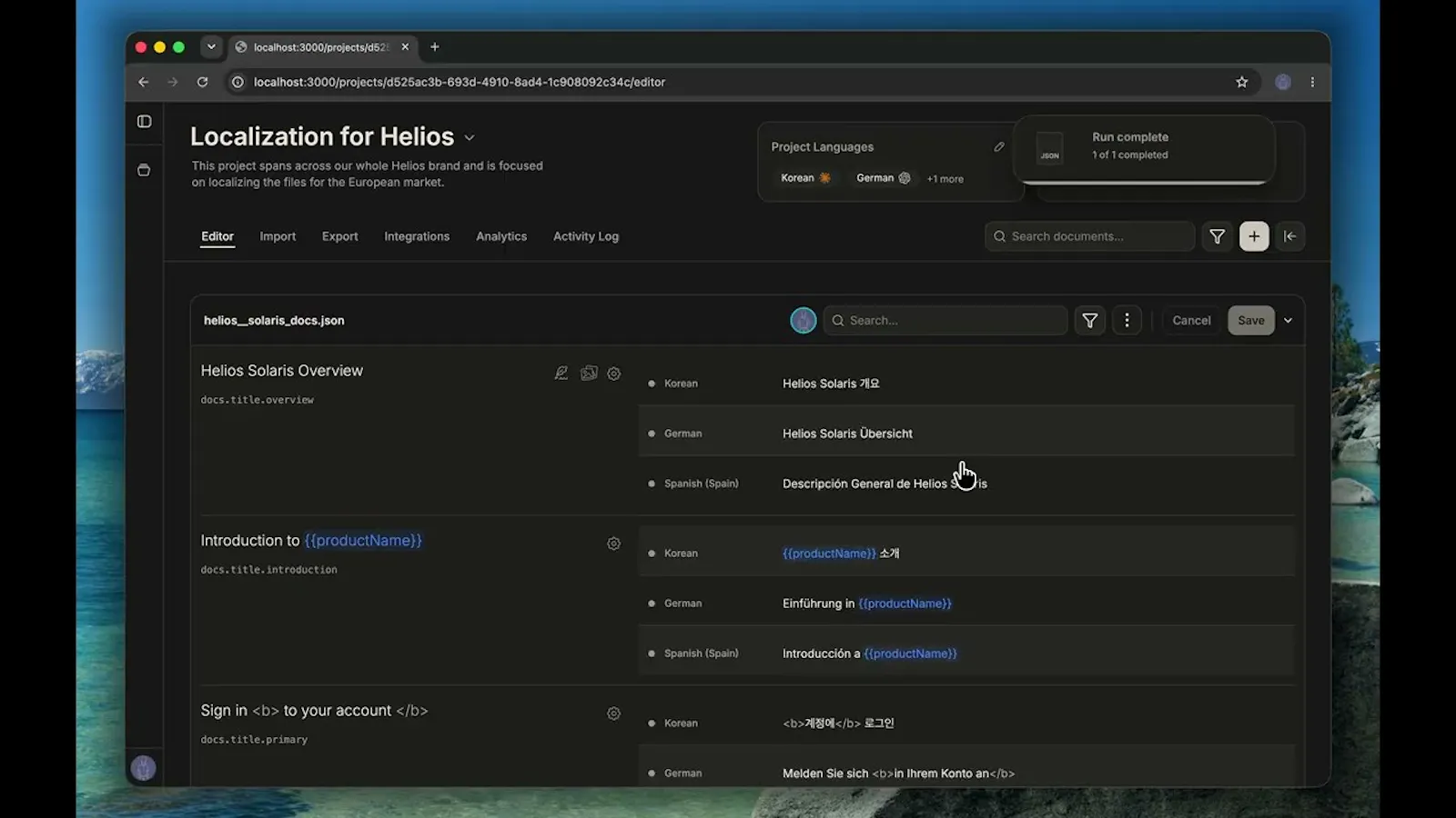 i18ner screenshot 1 (video preview)